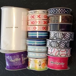New Craft Ribbon Spools Bundle